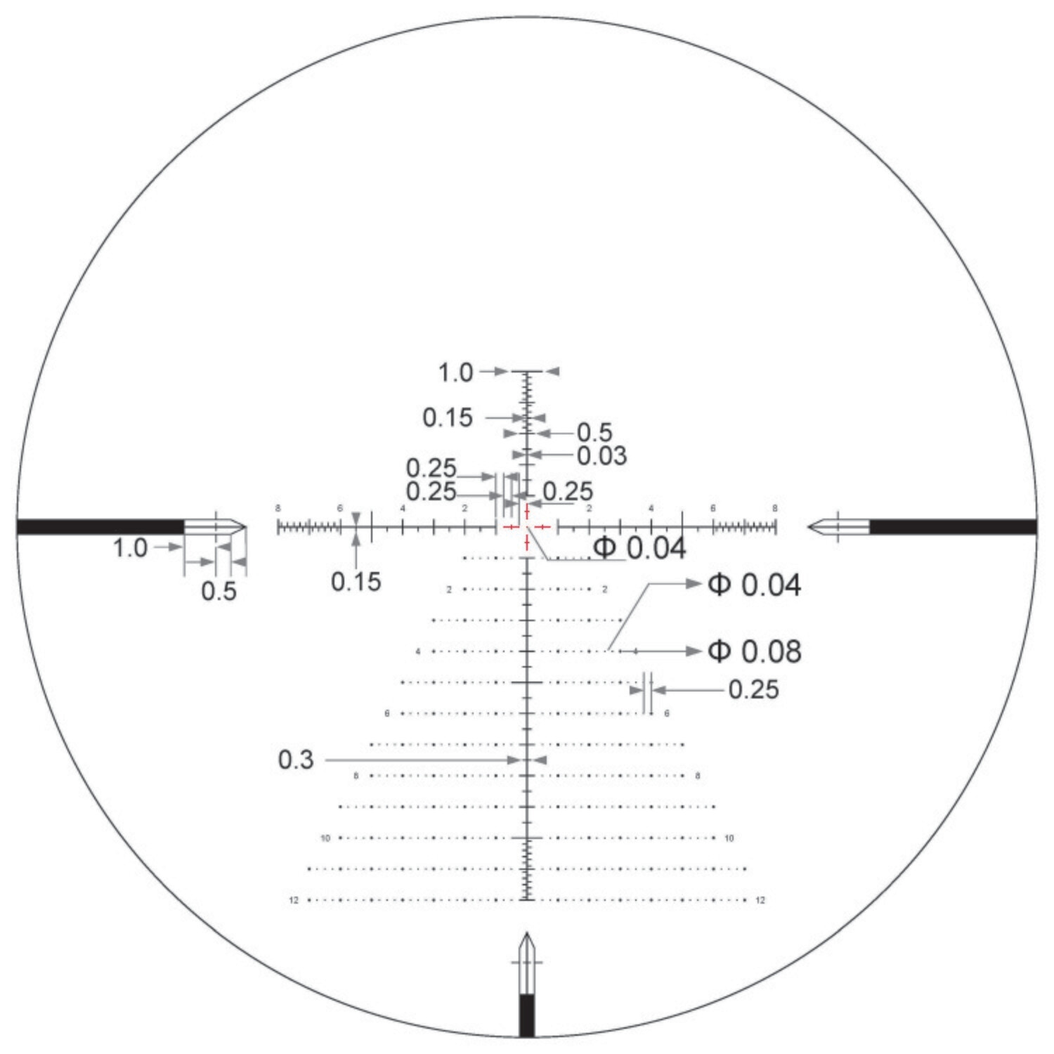 Arken EP5 5-25X56 FFP MIL VPR Reticle with Zero Stop – 34mm Tube - Image 3
